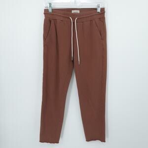 Mate The Label Organic Cotton Terry Classic Joggers Sweatpant Taupe Women‎ XS